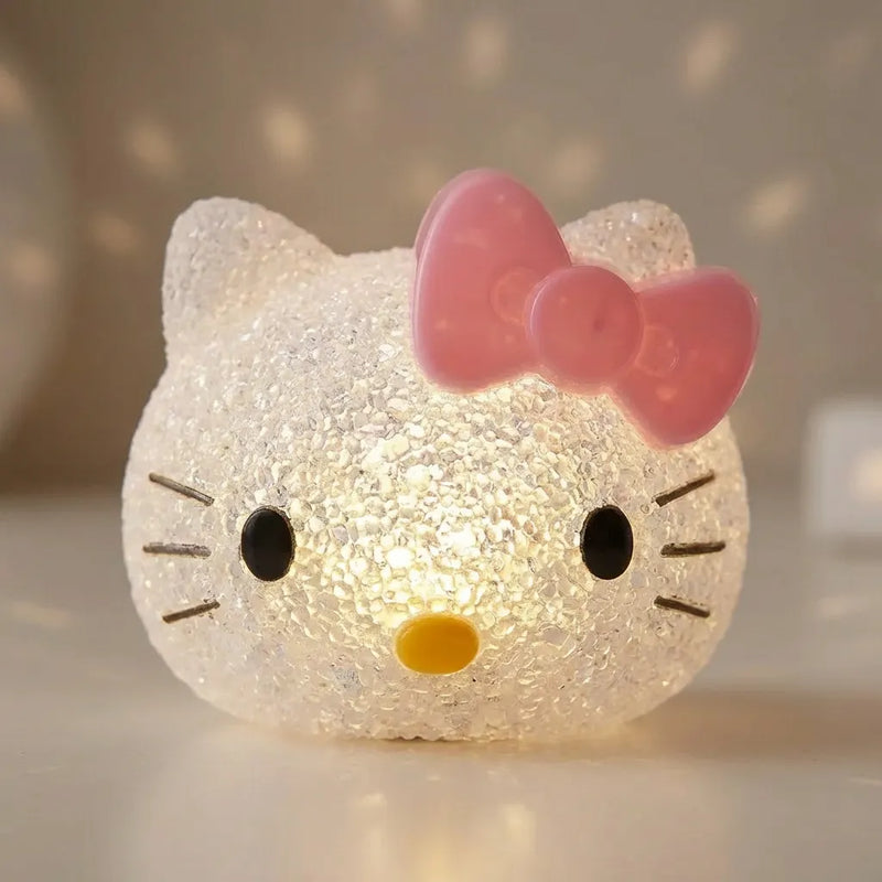 Lampe Hello Kitty kawaii pour bureau enfant avec éclairage LED décoratif Tendre Veilleuse