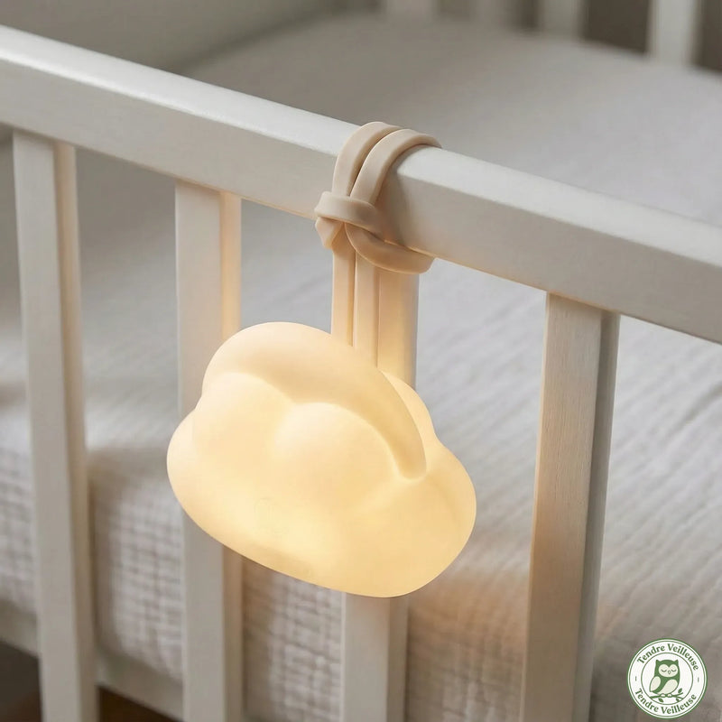 Veilleuse Nuage Blanche - Éclairage d'Ambiance Rechargeable