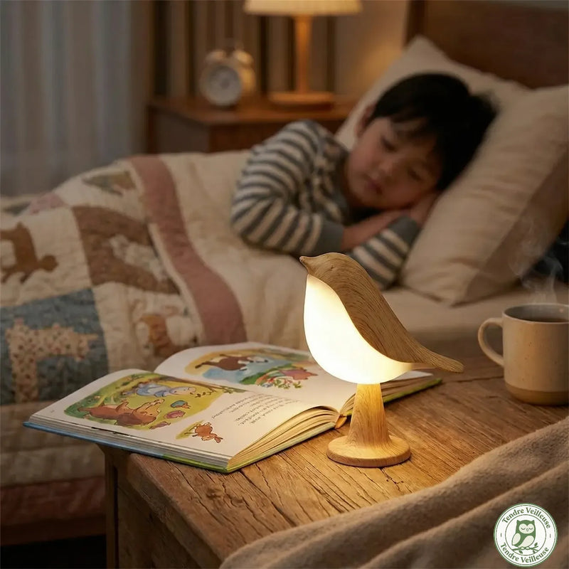 Veilleuse Oiseau – Lumière Chaude & Recharge USB