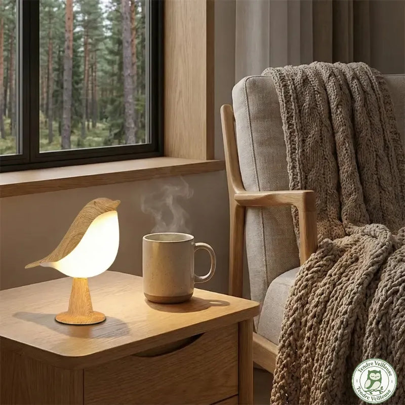 Veilleuse Oiseau – Lumière Chaude & Recharge USB