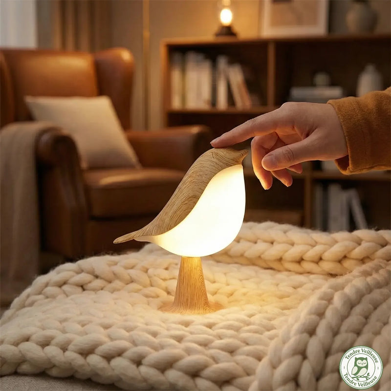 Veilleuse Oiseau – Lumière Chaude & Recharge USB