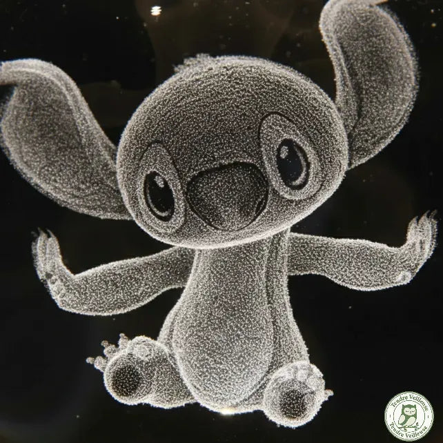 Veilleuse Stitch 3D – Boule de Cristal Lumineuse