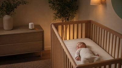 Bruit blanc bébé guide sommeil avec diffuseur à distance du lit, Tendre Veilleuse