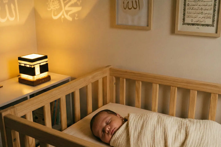 Veilleuse coranique bébé : sommeil, rituel et sécurité