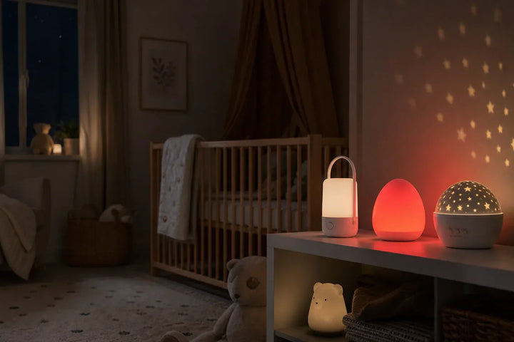 Veilleuse Pabobo avis comparatif avec alternatives pour bébé, lumière rouge et projection