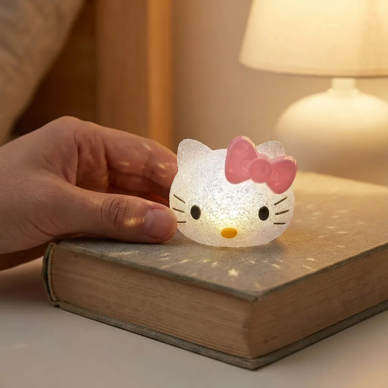Veilleuse Hello Kitty lumière d'appoint sur table de chevet chambre enfant décoration kawaii Tendre Veilleuse