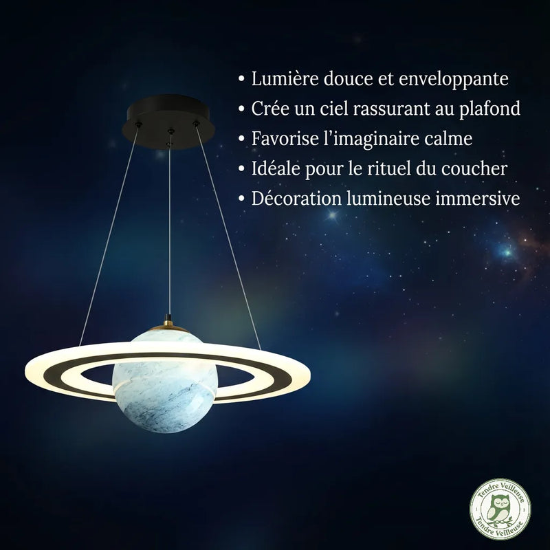 Suspension Planète - Lustre Chambre Enfant Espace & Astronaute