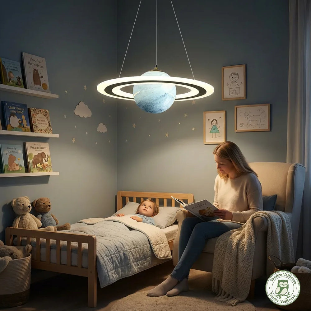 Suspension Planète - Lustre Chambre Enfant Espace & Astronaute