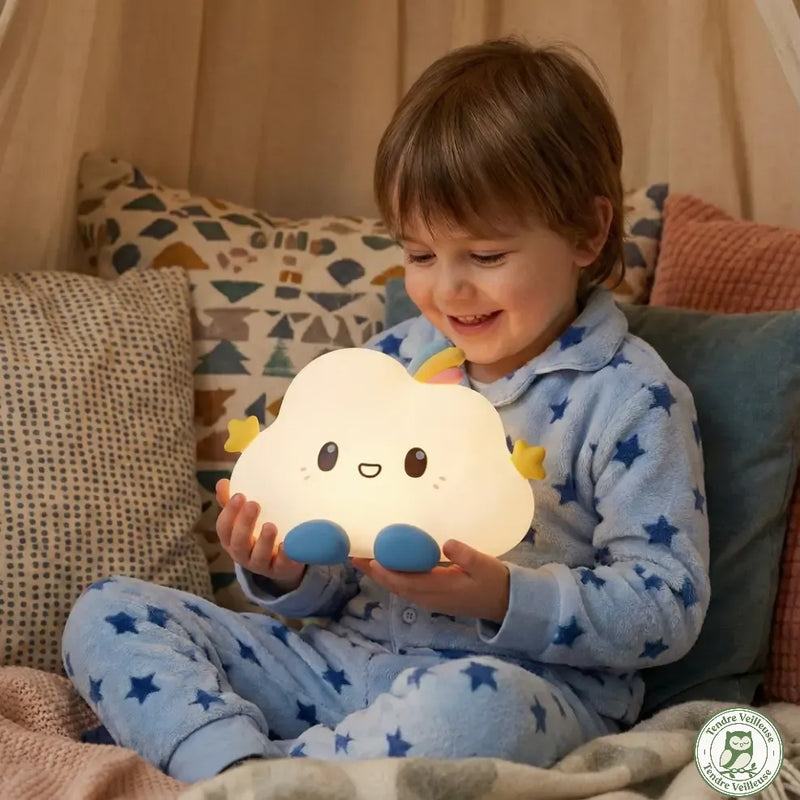 Veilleuse Nuage Kawaii - Le Petit Compagnon Lumineux