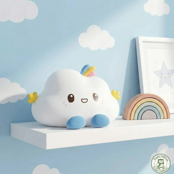 Veilleuse Nuage Kawaii - Le Petit Compagnon Lumineux