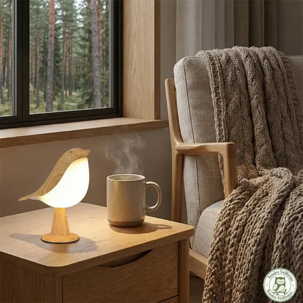Veilleuse Oiseau – Lumière Chaude & Recharge USB