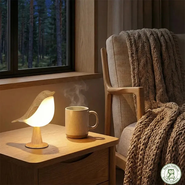 Veilleuse Oiseau – Lumière Chaude & Recharge USB