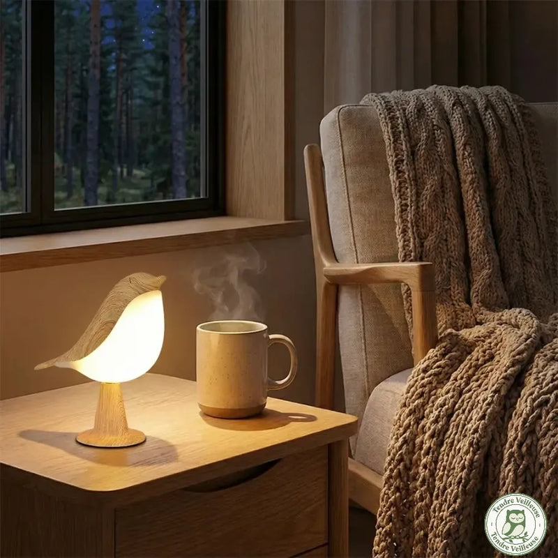 Veilleuse Oiseau – Lumière Chaude & Recharge USB