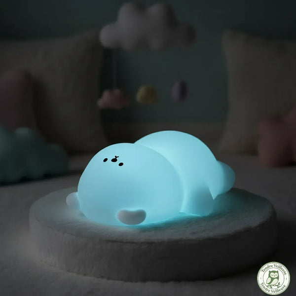 Veilleuse Ourson LED Silicone Rechargeable