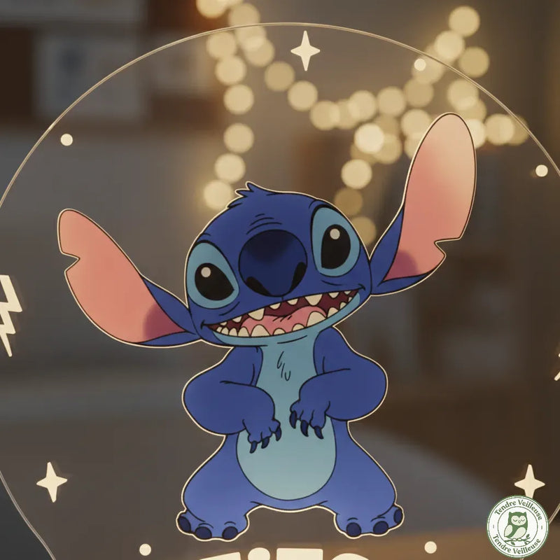 Veilleuse Stitch Acrylique LED