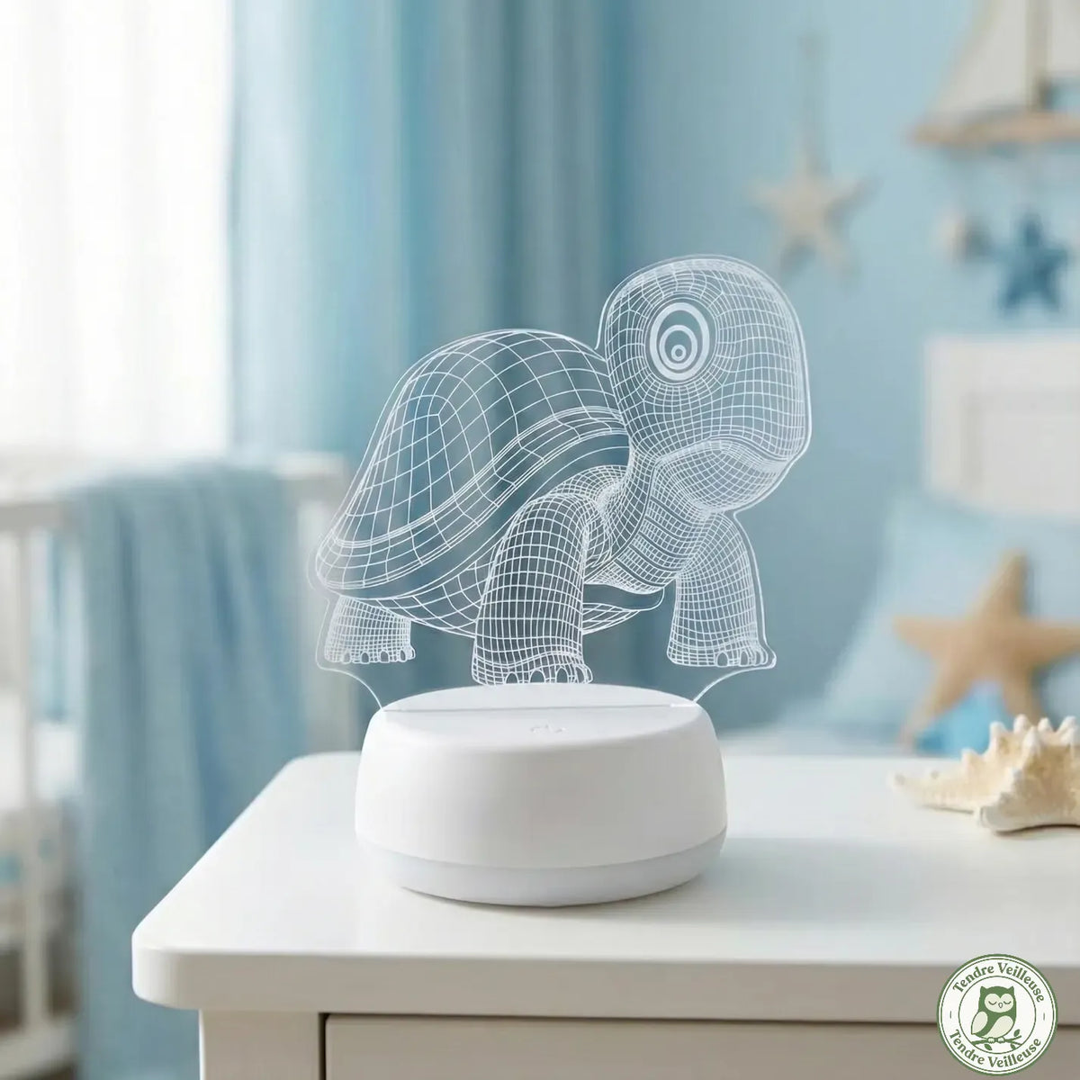 Veilleuse Tortue 3D LED