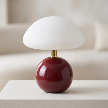 Lampe de Chevet Céramique Champignon Nordique