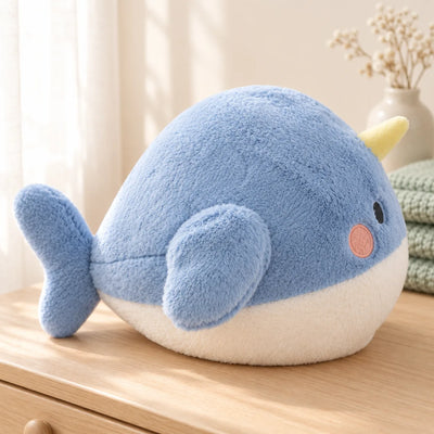 Peluche Veilleuse Bruit Blanc Baleine : 10 Berceuses et Housse Lavable