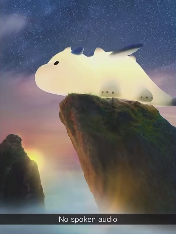 Veilleuse dinosaure silicone magnétique présentation — Tendre Veilleuse
