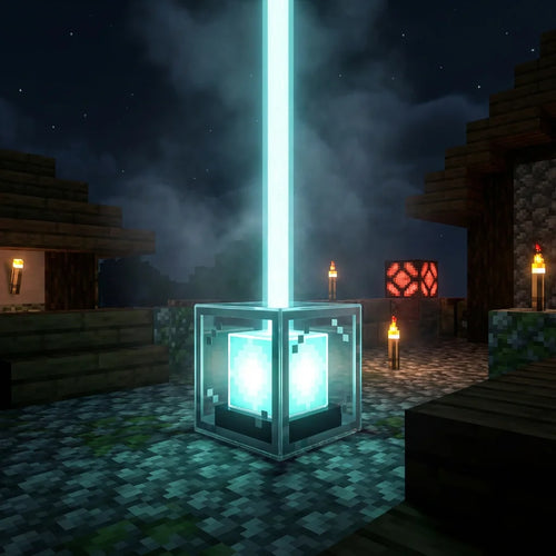 Lampe et Veilleuse Balise Minecraft : L'Artefact Lumineux