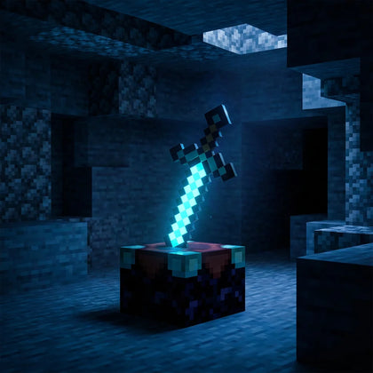 Lampe et Veilleuse Épée Minecraft : Le Totem Protecteur