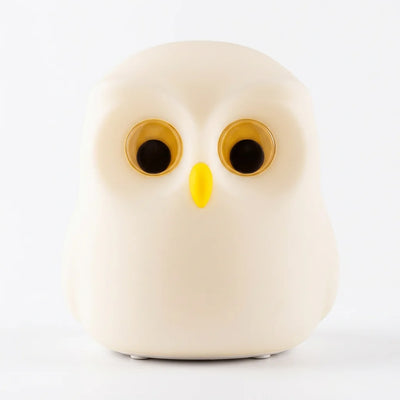Veilleuse Hibou Silicone RGB Rechargeable pour Chambre Enfant