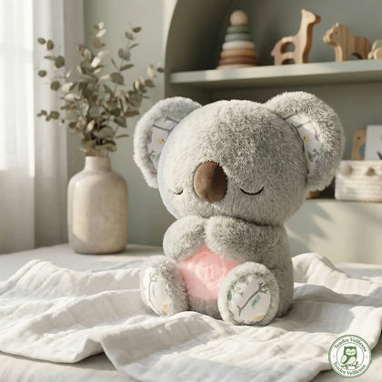Doudou Koala Qui Respire : Veilleuse Bruit Blanc Bébé