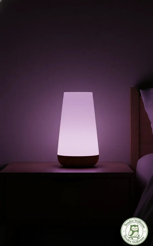 Veilleuse Lumière Rouge Tactile Rechargeable | 13 Couleurs